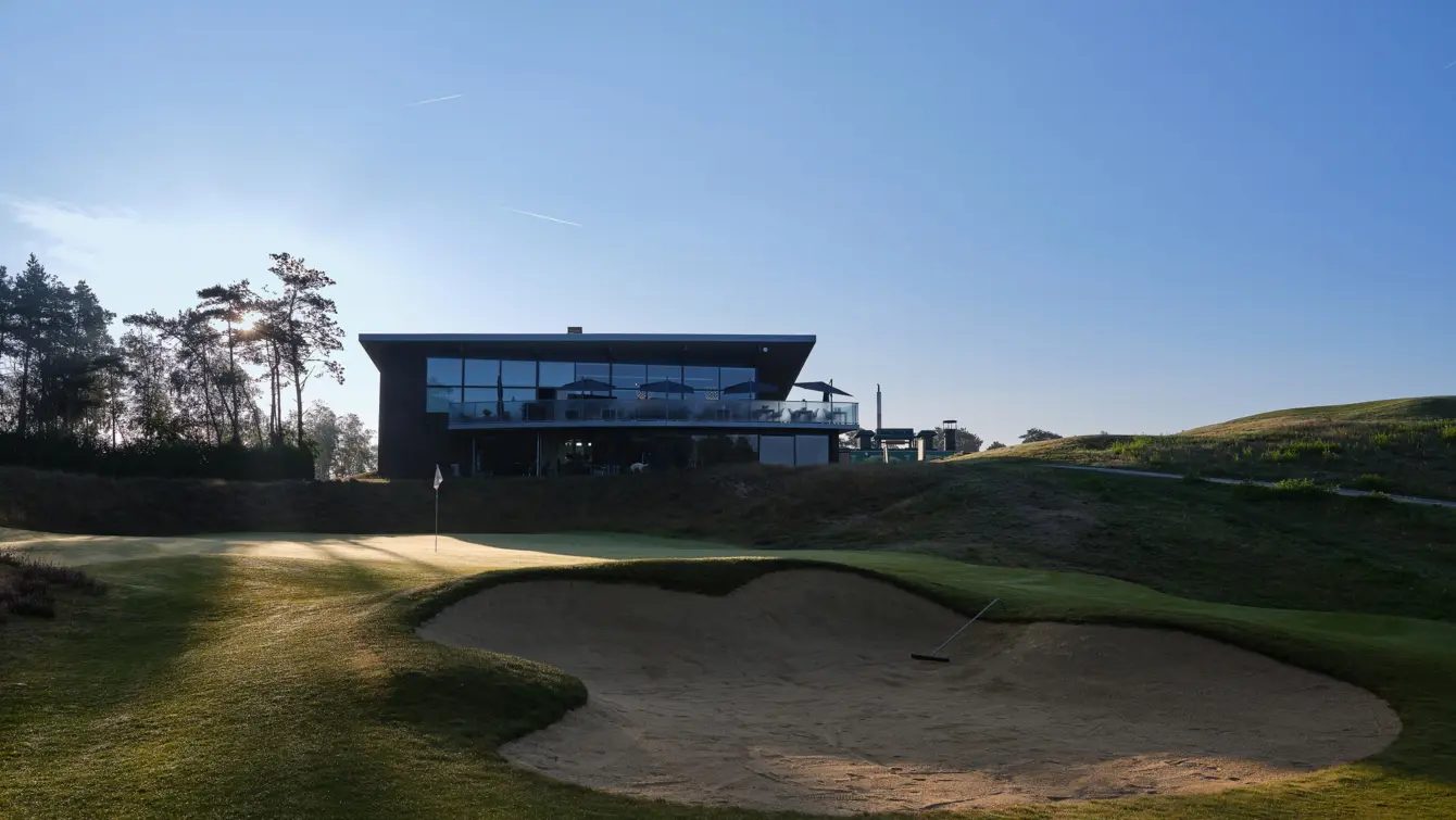 Overzicht van de golfbaan van The Links Valley