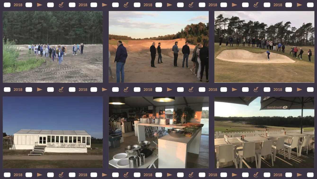 De aanleg van The Links Valley in 2018